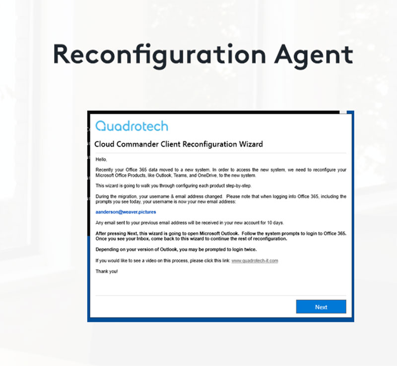 The Reconfiguration Agent we use in Tenant to Tenant Migrations
